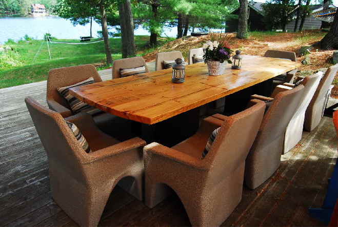 Sandstone dining chairs